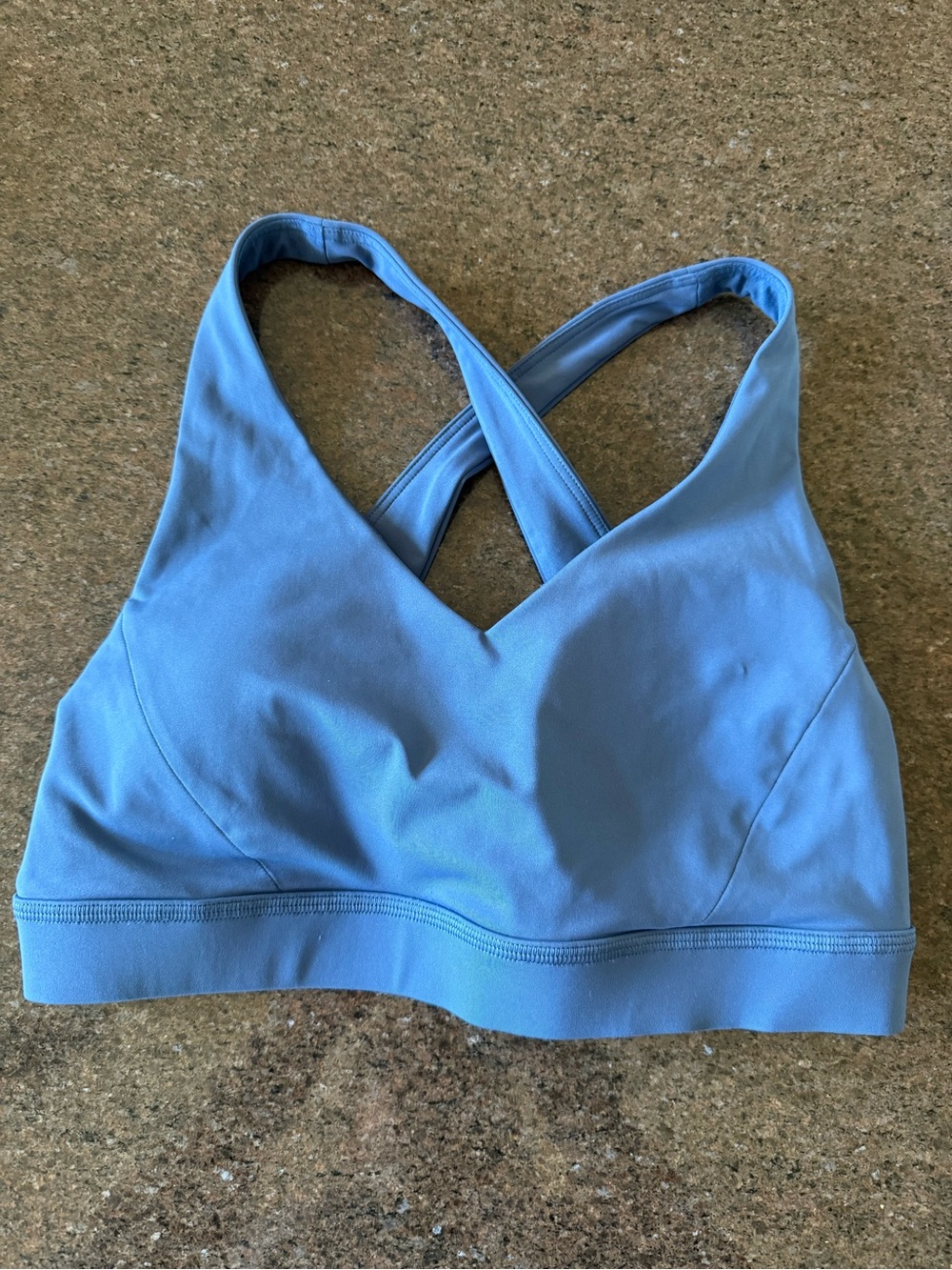 lululemon athletica Light Blue Cross-Back Sports Bralette